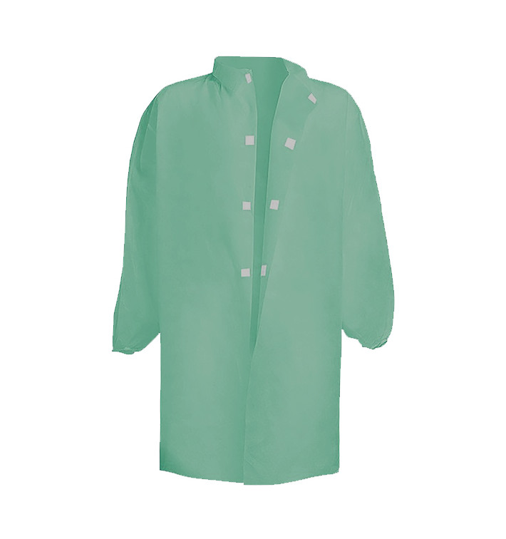Bata Industrial TST PP Con Velcro Sin Bolsillo Verde XL 35gr (1 Ud)