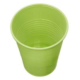 Vaso de Plastico PS Verde Lima 200ml Ø7cm (50 Uds)