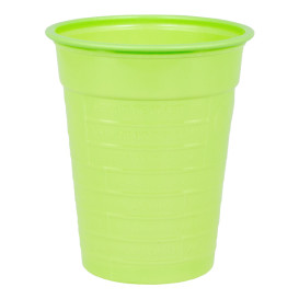 Vaso de Plastico PS Verde Lima 200ml Ø7cm (50 Uds)