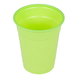 Vaso de Plastico PS Verde Lima 200ml Ø7cm (50 Uds)