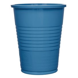 Vaso de Plastico PS Azul Oscuro 200ml Ø7cm (50 Uds)