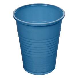 Vaso de Plastico PS Azul Oscuro 200ml Ø7cm (50 Uds)