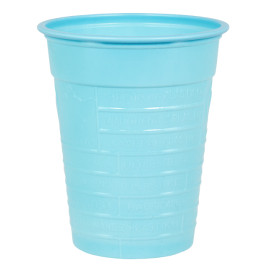 Vaso de Plastico PS Azul Claro 200ml Ø7cm (1500 Uds)