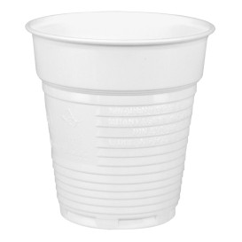 Vaso de Plastico PS Vending Blanco 166ml Ø7,0cm (100 Uds)