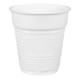 Vaso de Plastico PS Vending Blanco 166ml Ø7,0cm (100 Uds)