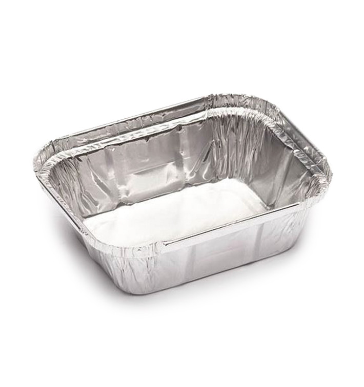 Bandeja Aluminio 250ml 128x100x32mm (2000 Uds)