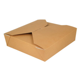 Caja Carton Americana Natural 21,7x21,7x6cm 2910ml (35 Uds)