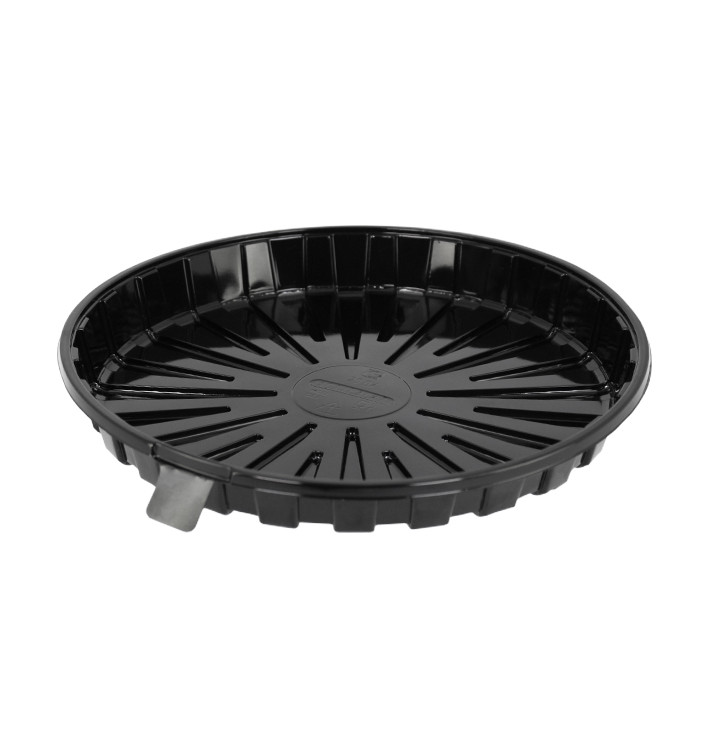 Envase para Tarta APET Negro Ø21,5cm (180 Uds)