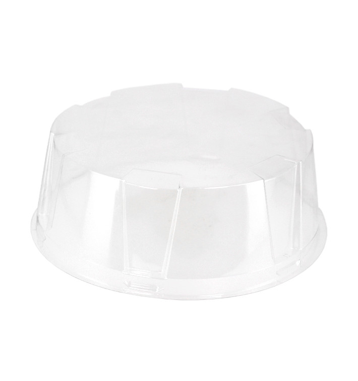 Tapa para Envase Tarta APET Transparente Ø24x8cm (160 Uds)