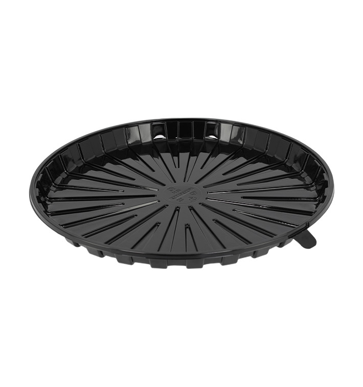 Envase para Tarta APET Negro Ø31cm (90 Uds)