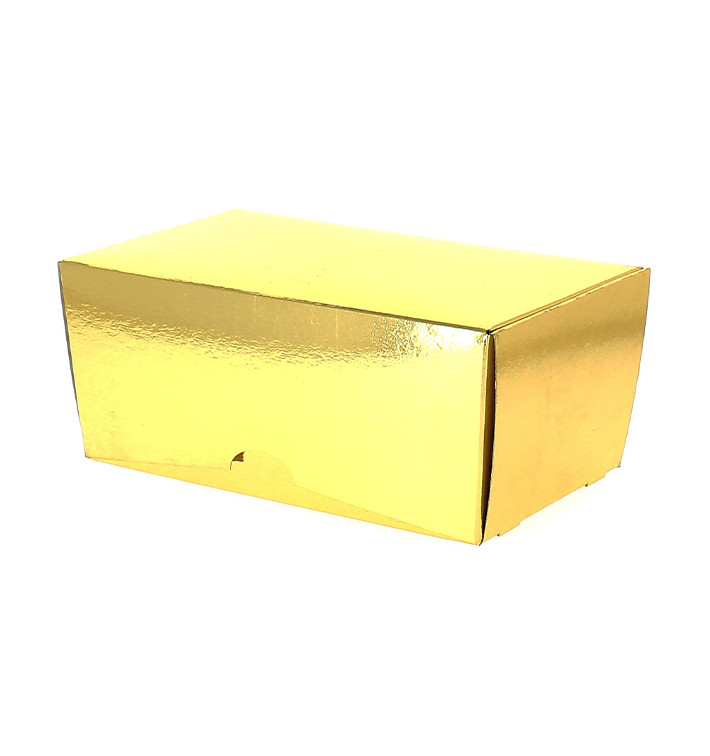 Caja para Dulces y Bombones Oro 19x11x8,5cm 1000g (100 Uds)