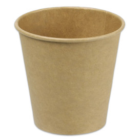 Vaso Cartón 3 Oz/100ml Kraft-Kraft Ø5,8cm (50 Uds)