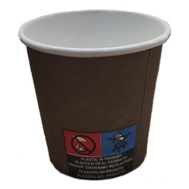 Vaso Cartón ECO 2,5 Oz/75ml Kraft Ø5cm (2.000 Uds)