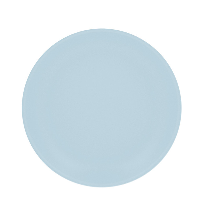 Plato Reutilizable Durable PP Mineral Azul Ø23,5cm (54 Uds)
