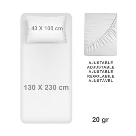 Kit Fundas Colchón + Almohada TST SMS 130x230cm (1 Ud)