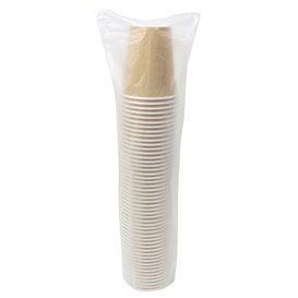 Vaso Cartón 9 Oz/280ml Kraft-Kraft Ø8,1cm (1.000 Uds)