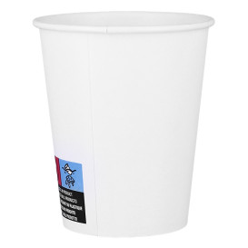 Vaso Cartón ECO 7 Oz/210ml Blanco Ø7cm (100 Uds)