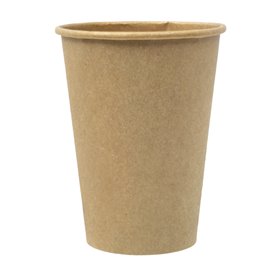 Vaso Cartón 7Oz/210ml Marrón Ø7,2cm (100 Uds)