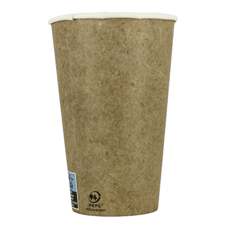 Vaso Cartón 12Oz/360ml Kraft Ø8,0cm (55 Uds)