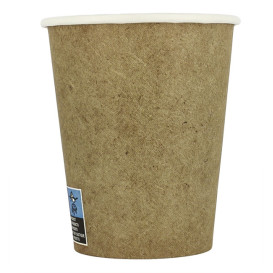 Vaso Cartón 9Oz/280ml Kraft Ø8,0cm (1000 Uds)