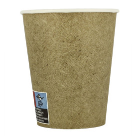 Vaso Cartón 6Oz/180ml Kraft Ø7,0cm (100 Uds)