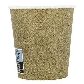 Vaso Cartón 4Oz/120ml Kraft Ø6,2cm (2000 Uds)