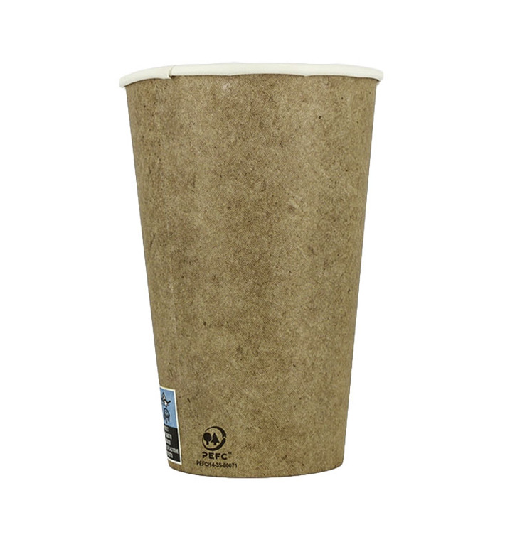 Vaso Cartón 12Oz/360ml Kraft Ø7,5cm (1.100 Uds)