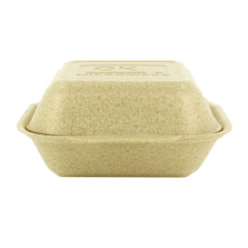 Envase Hamburguesa XPP Beige 15x15x7cm (125 Uds)