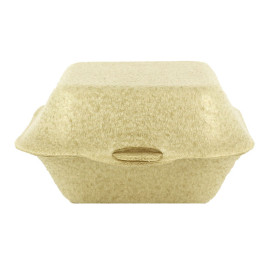 Envase Hamburguesa XPP Beige 13,5x13,5x7cm (100 Uds)