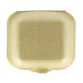 Envase Hamburguesa XPP Beige 13,5x13,5x7cm (100 Uds)