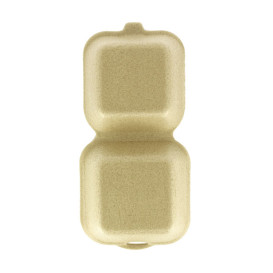 Envase Hamburguesa XPP Beige 13,5x13,5x7cm (500 Uds)