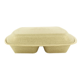 Envase MenuBox XPP 2C Beige 24x20,5x7cm (50 Uds)
