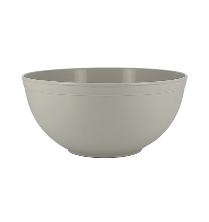 Bol Reutilizable Durable PP Mineral Gris 2l Ø20cm (36 Uds)