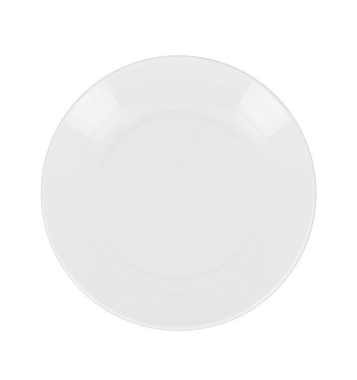 Plato Reutilizable Durable CPET Stoven Blanco Ø17,5cm (6 Uds)