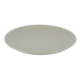 Plato Reutilizable Durable PP Mineral Gris Ø23,5cm (6 Uds)