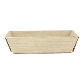 Mini Plato de Madera Cuadrado 6x6x1,5cm (20 Uds)