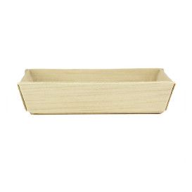 Mini Plato de Madera Cuadrado 7x7x1,5cm (20 Uds)