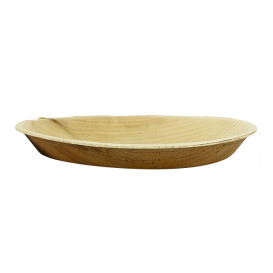 Plato Ovalado Hoja de Palma 19x12cm (10 Uds)