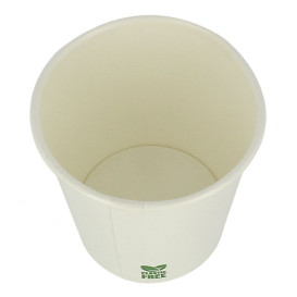 Vaso Cartón Plastic Free 4 Oz/120ml Blanco Ø6,2cm (1.000 Uds)
