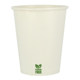 Vasos para café blancos ECO plastic free