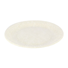 Plato de Papel Blanco Biodegradable Ø18 cm (20 Uds)