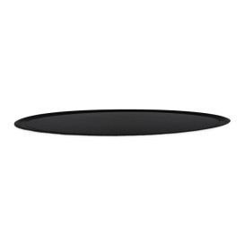 Plato Pizza de Carton Laminado PET Negro 300 mm (100 Uds)