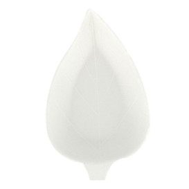 Mini Plato Caña de Azúcar Hoja Blanco 9x6cm (600 Uds)