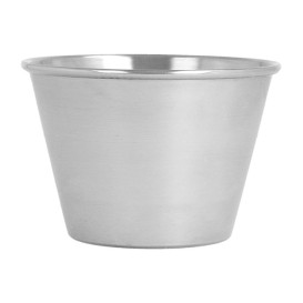 Tarrina Inox para Salsas 120ml (12 Uds) 