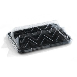 Bandeja Plastico Catering Rectang. Mármol 35X24 cm (5 Uds)
