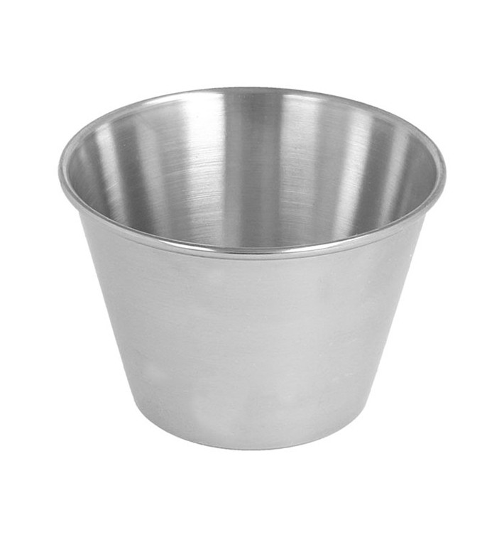 Tarrina Inox para Salsas 120ml (12 Uds) 