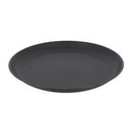 Plato Reutilizable Durable PP Mineral Antracita Ø27,5cm (6 Uds)
