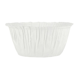 Cápsulas para Cupcakes 4,9x3,8x7,5cm Blanca (1800 Uds)