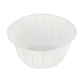 Cápsulas para Cupcakes 4,9x3,8x7,5cm Blanca (1800 Uds)