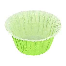 Cápsulas para Cupcakes 4,9x3,8x7,5cm Verde (500 Uds)